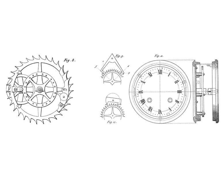 Original drawings from the Traite d’horologie