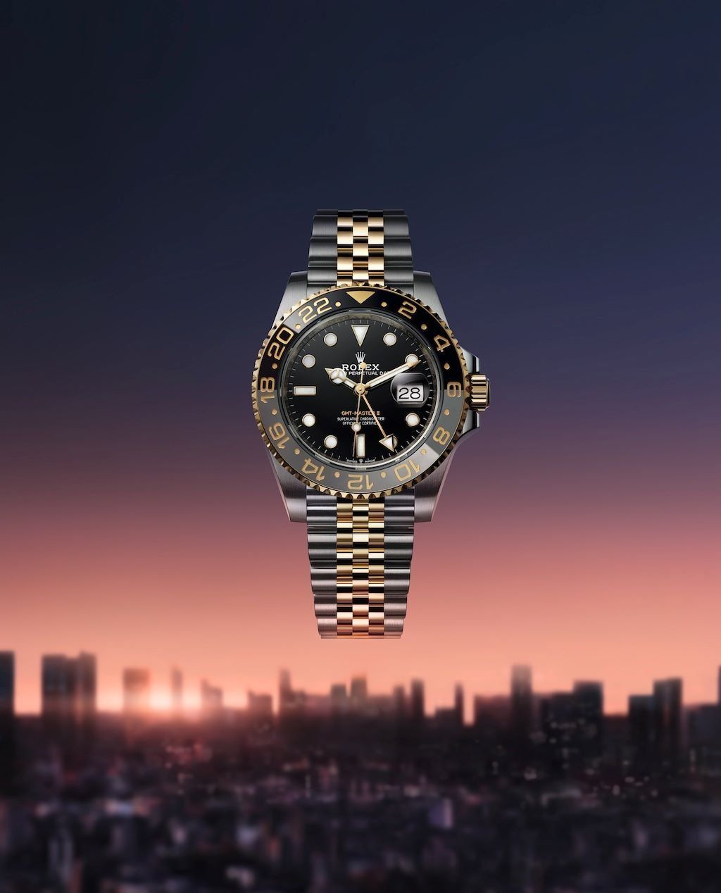 Rolex GMT Master-II Unveiled In A Bi-Color Bezel