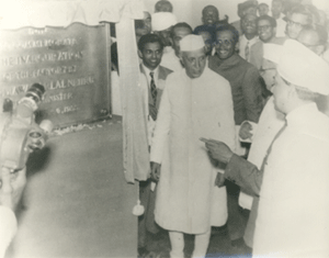 nehru at HMT_s first release of watches