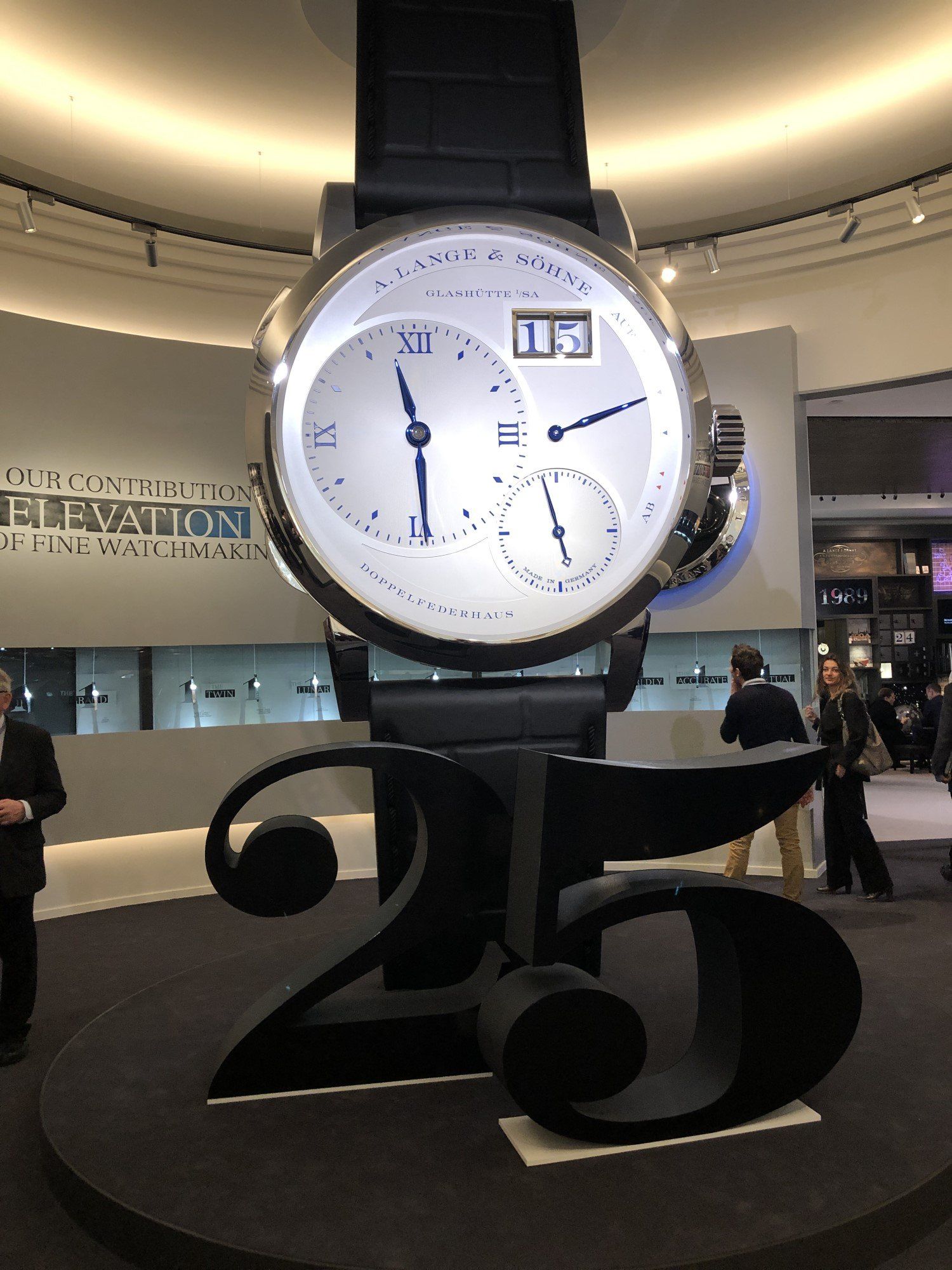 The A.Lange & Sohne booth at SIHH 2019