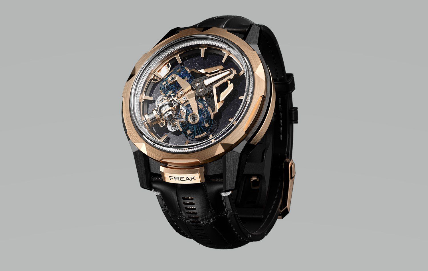 Ulysse Nardin’s new rendition of the Freak S timepiece. 