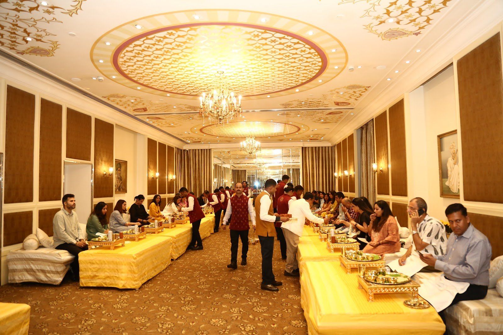 A Sadya meal from the chefs of the Kilimanoor Palace