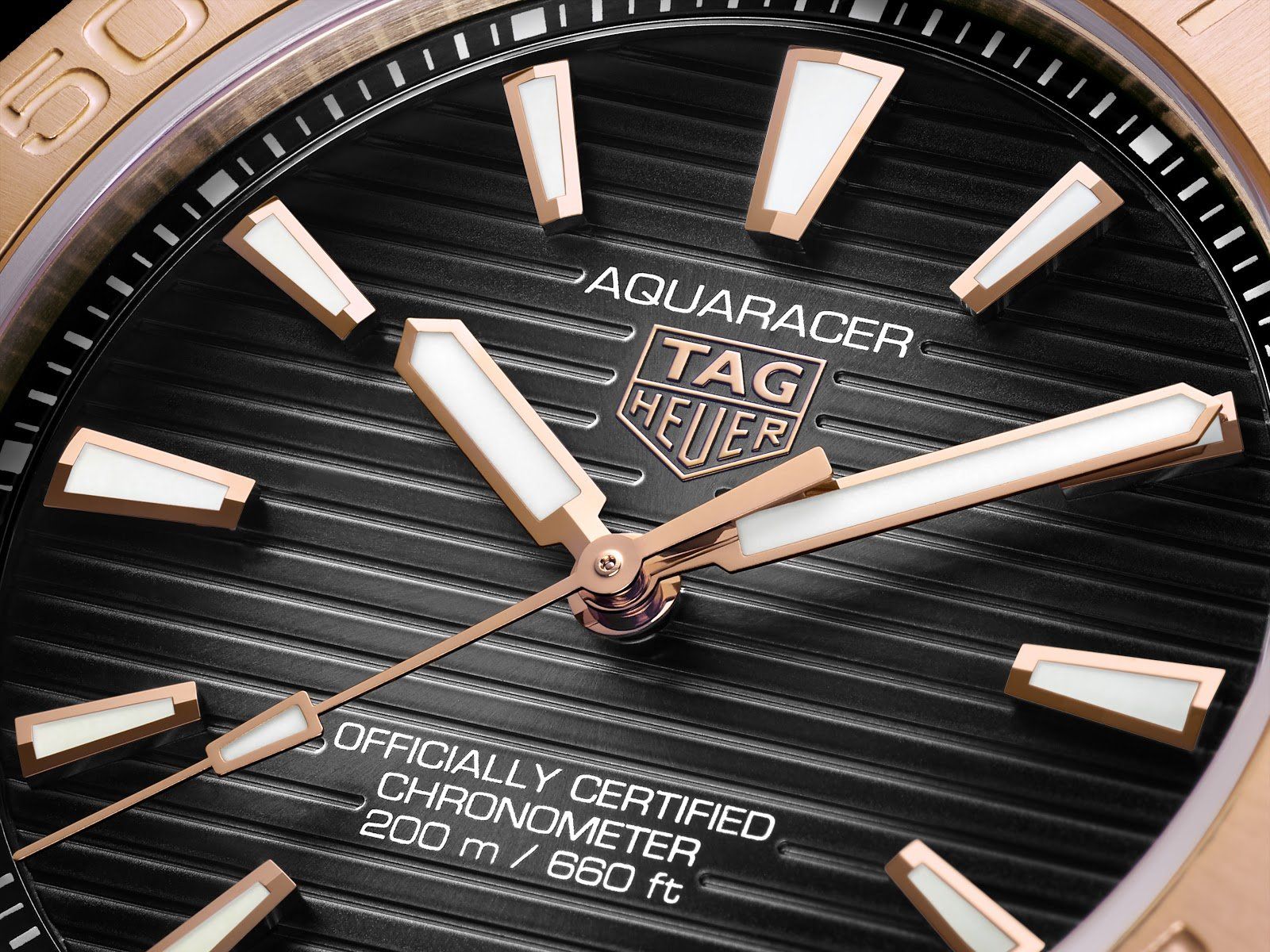 TAG Heuer’s First Aqua-Racer Professional 200 In Full Gold