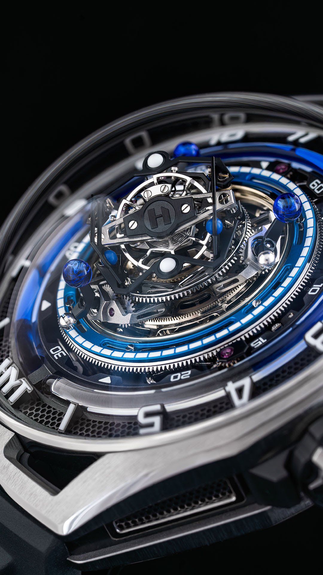 HYT - Conical Tourbillon Titanium Blue 