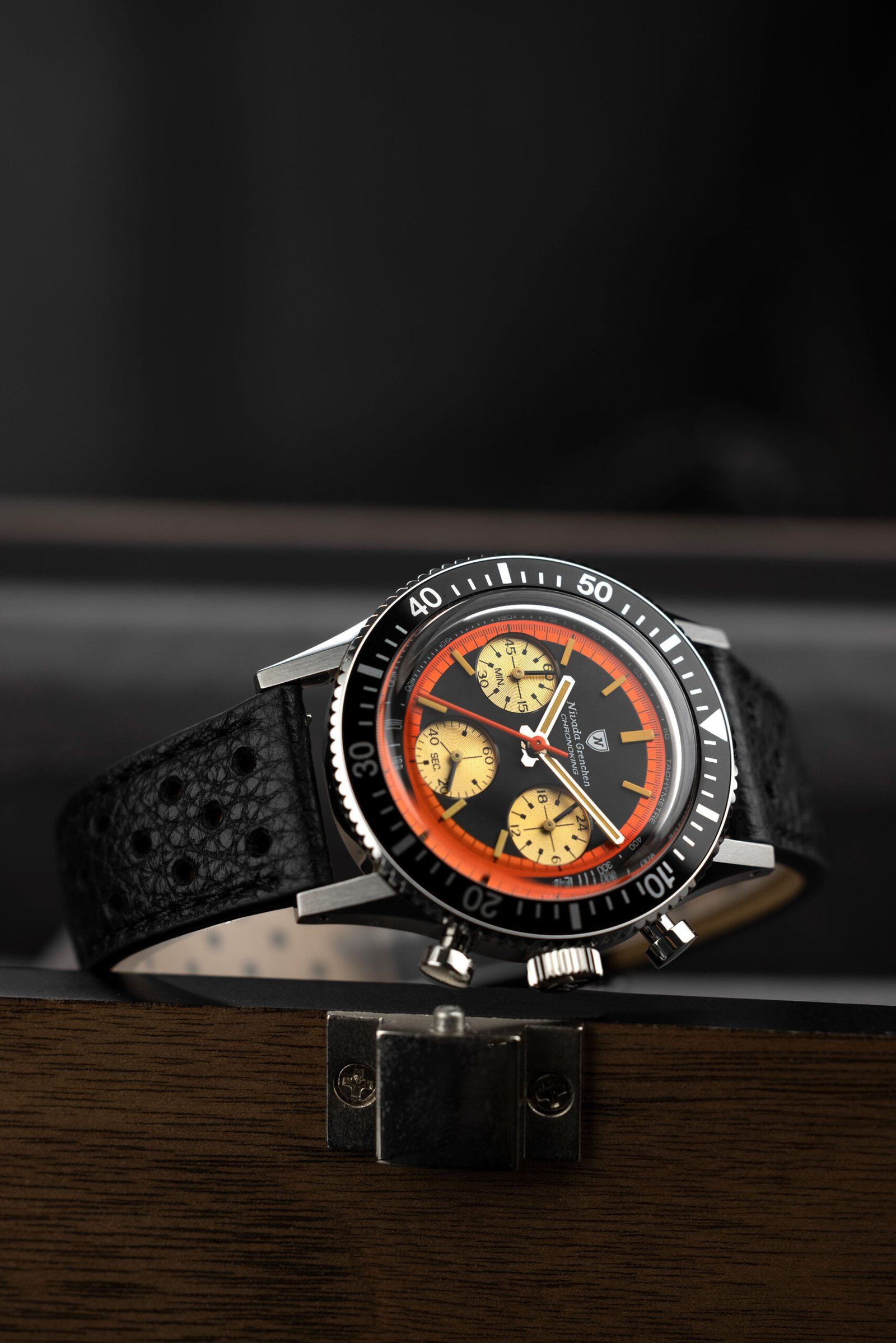 Nivada Grenchen | The New Chronoking "Paul Newman" Orange