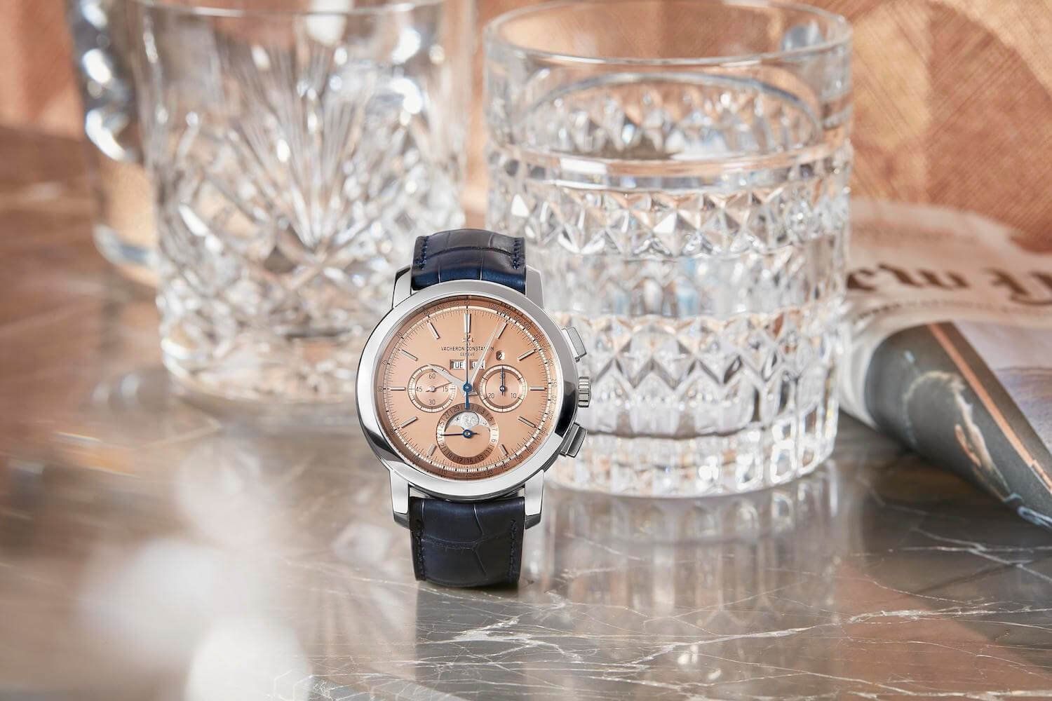 Watches & Wonders 2022 : Vacheron Constantin – The Traditionnelle Platinum Perpetual Calendar Chronograph – The Salmon Has Been Served