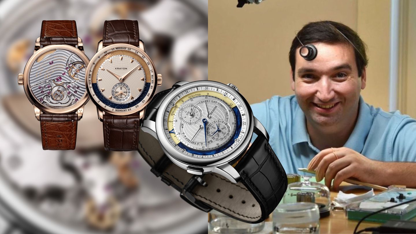 Remi Maillat and the Krayon Everywhere and Krayon Anywhere timepieces