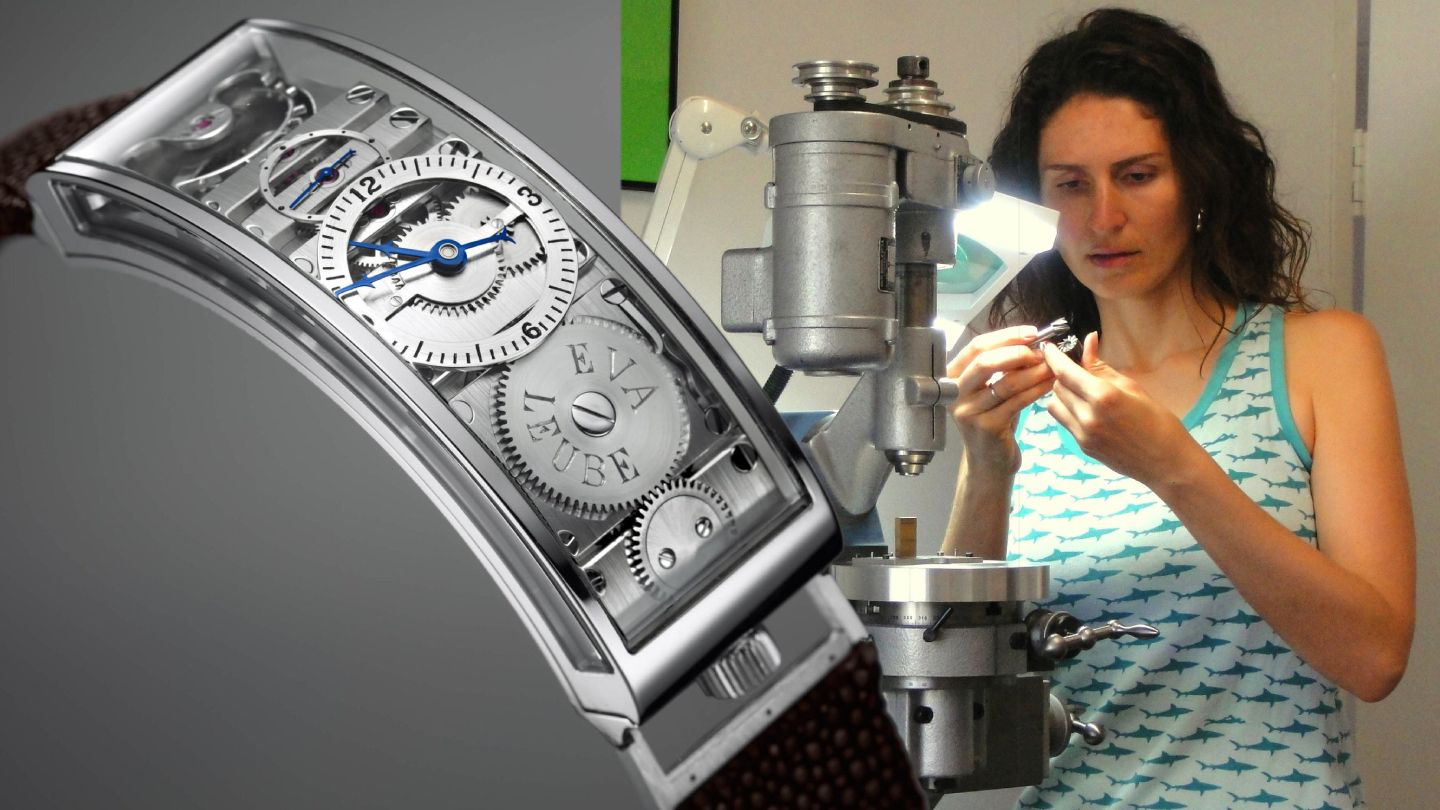 Eva Leube and her Ari watch