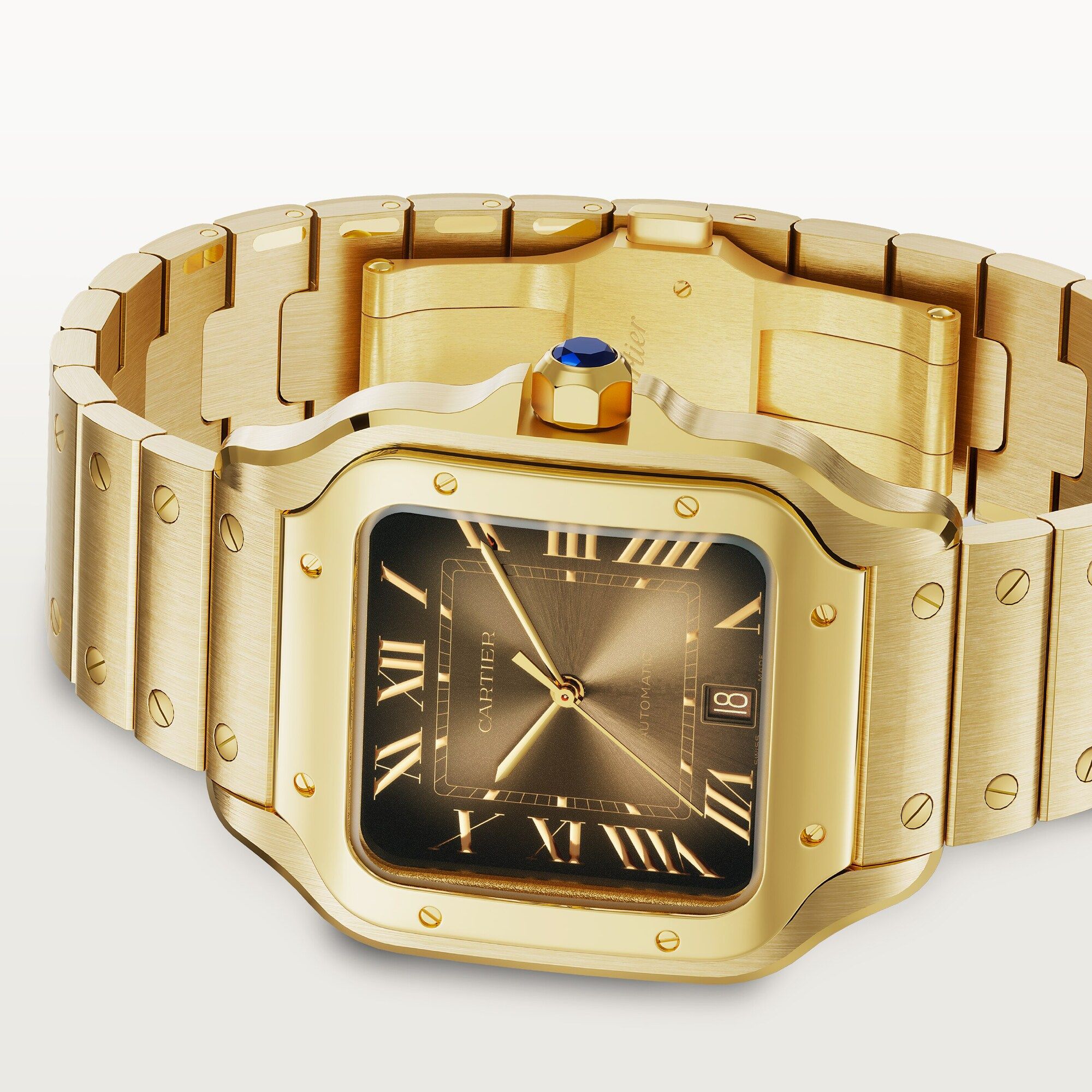 Santos de Cartier in yellow gold