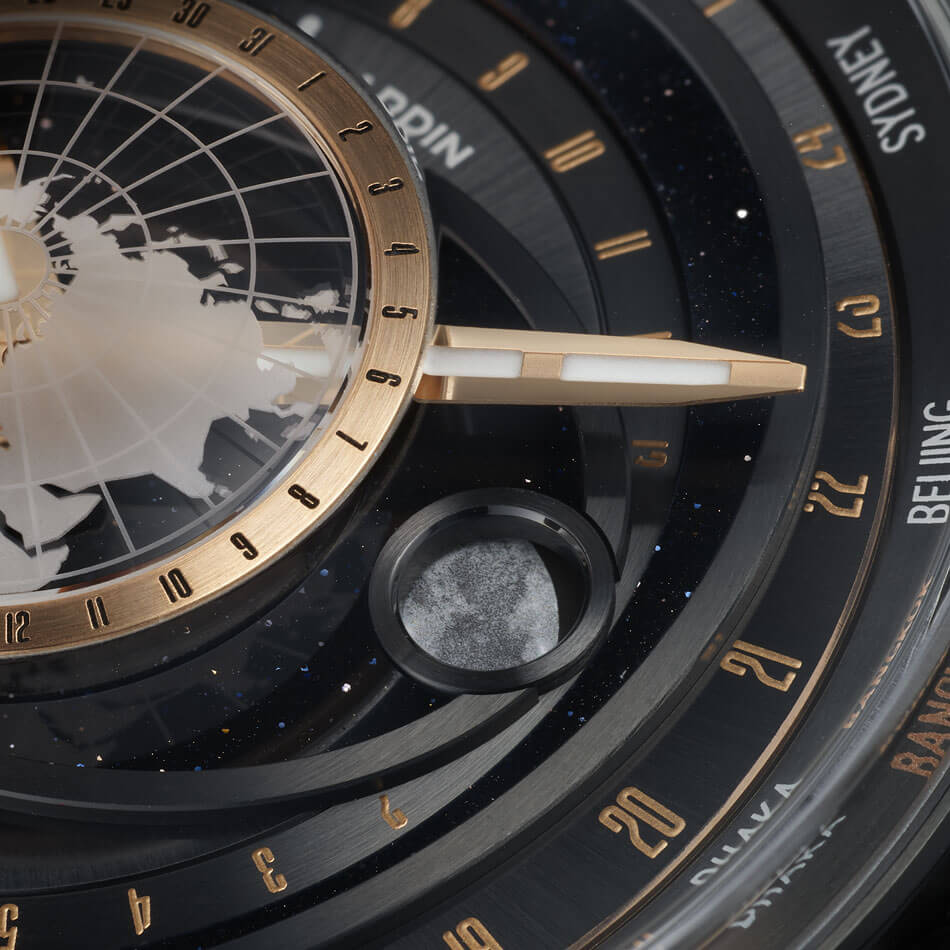 Watches And Wonders 2022_ Ulysse Nardin- Moonstruck Worldtimer Recreates The Sun & Moon’s Orbit
